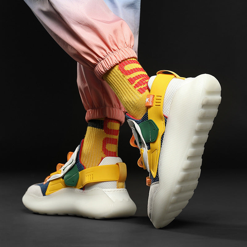 Breathable soft mesh sports casual shoes