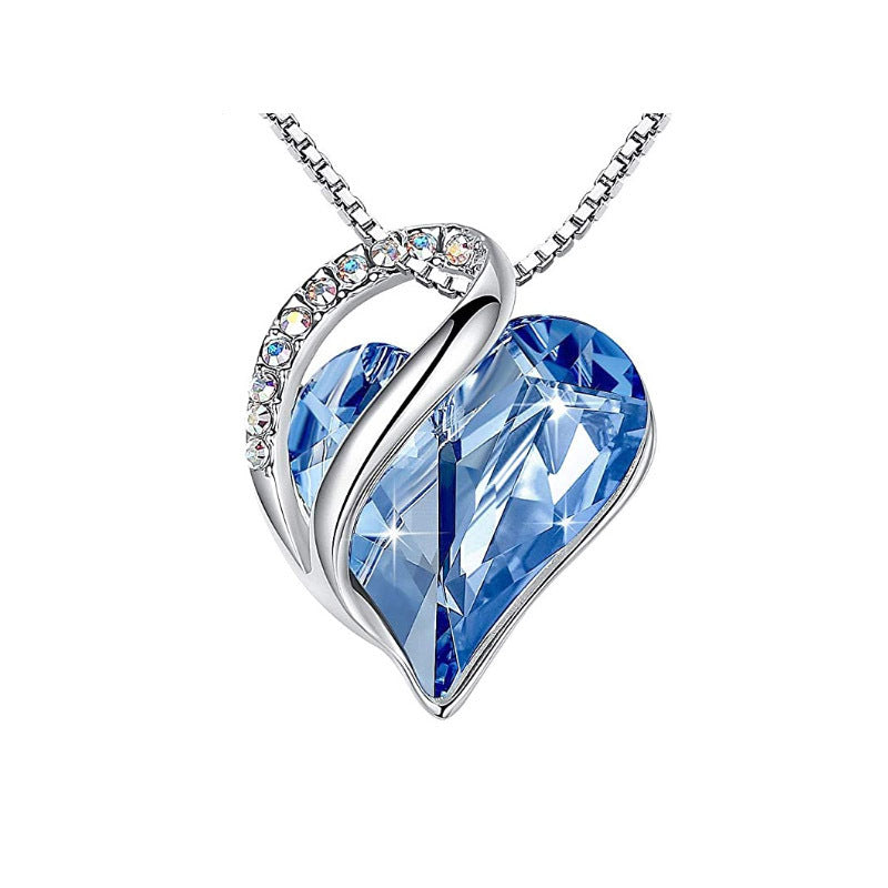 New Hot Sell Heart Shaped Crystal Pendant