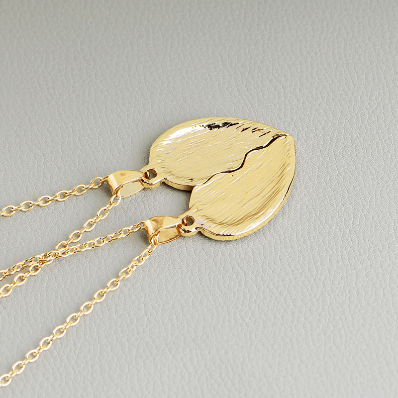Panda Anchor Necklace With Diamond Pendant Necklace