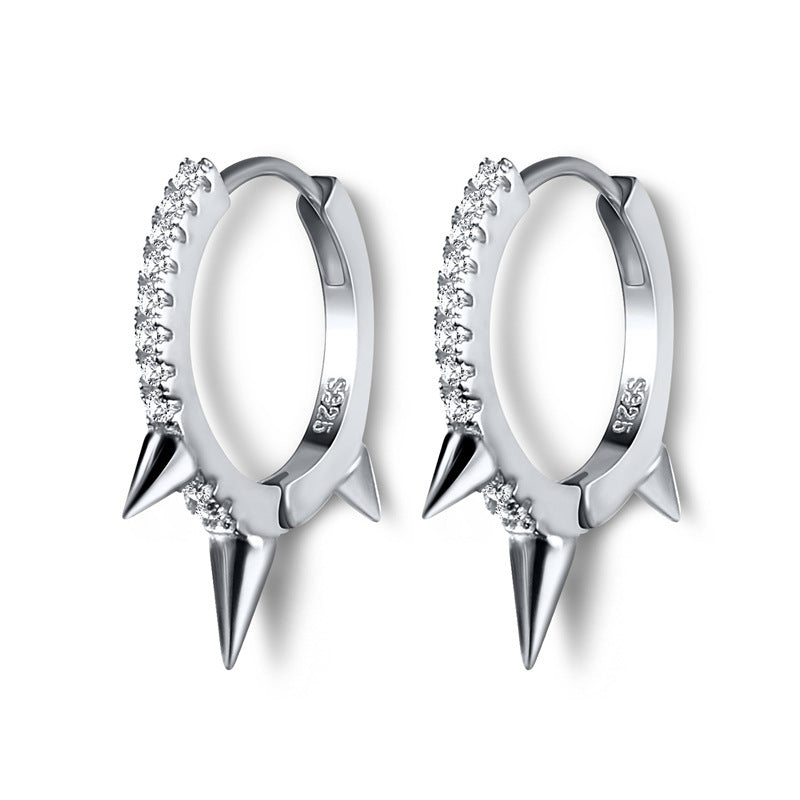 Punk Style Geometric Diamond Trendy Earrings