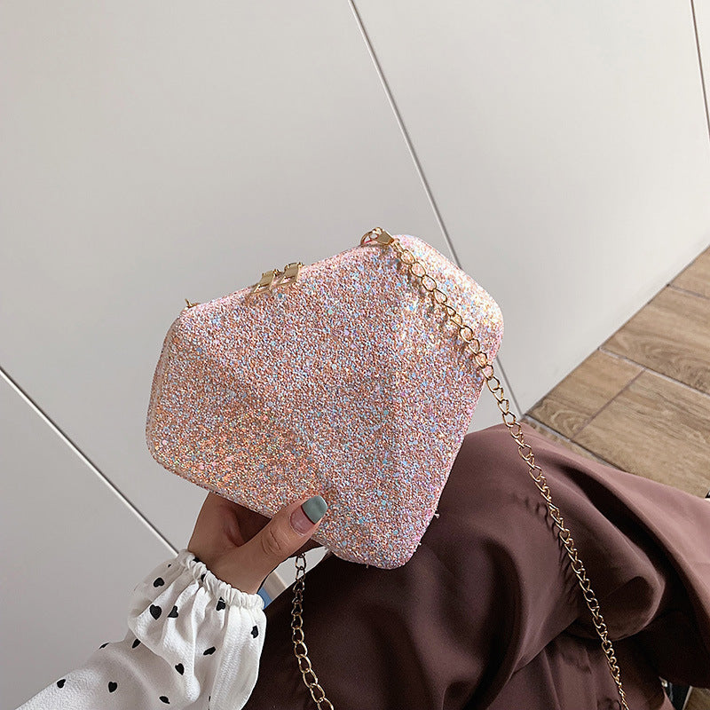 Women's One Shoulder Crossbody Sequined Diamond Bag