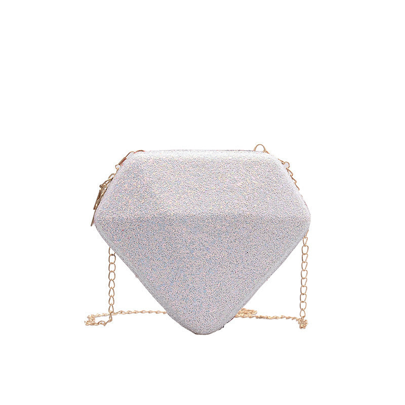 Women's One Shoulder Crossbody Sequined Diamond Bag