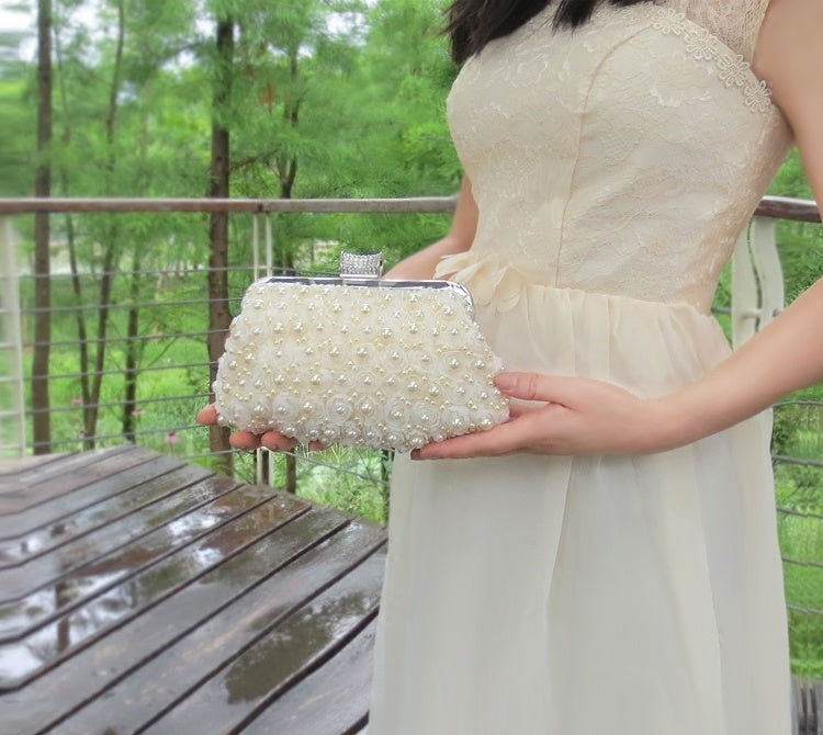 Evening Dress with Bag in Hand