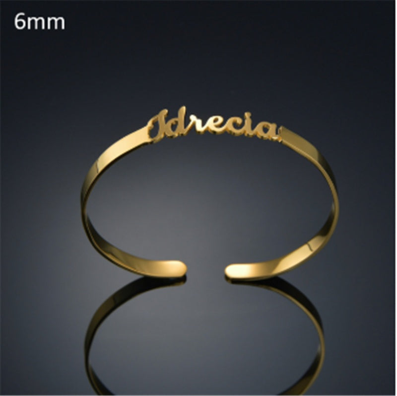 European and American DIY Custom-made Bracelets With Drawings and Stainless Steel Heart-shaped Bracelets