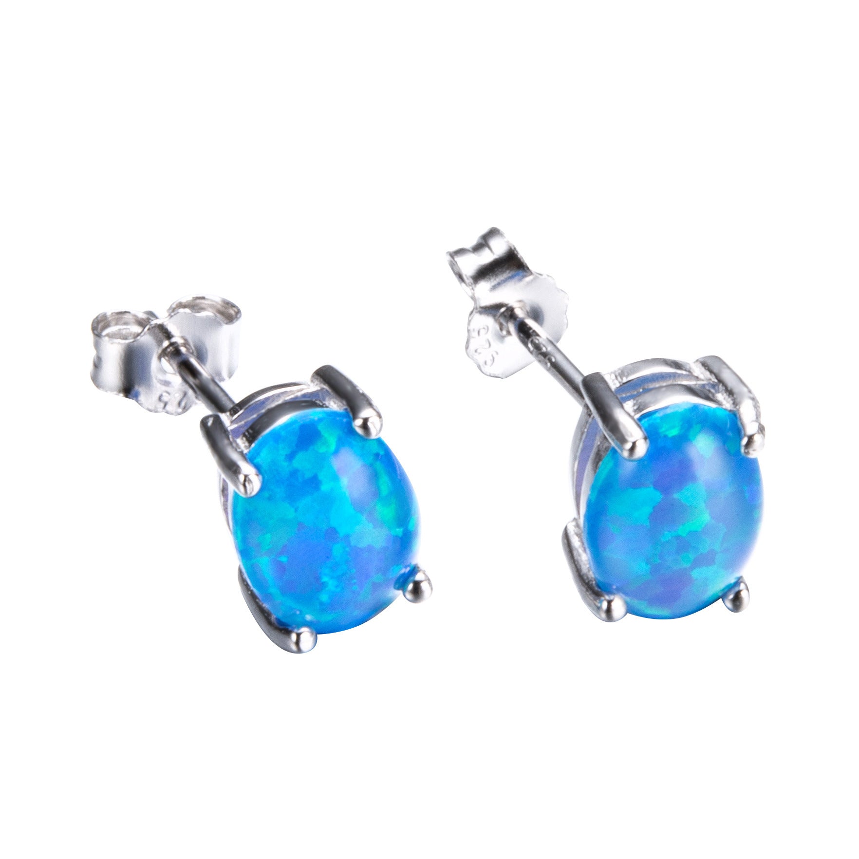 Opal Earrings Earrings With Zircon