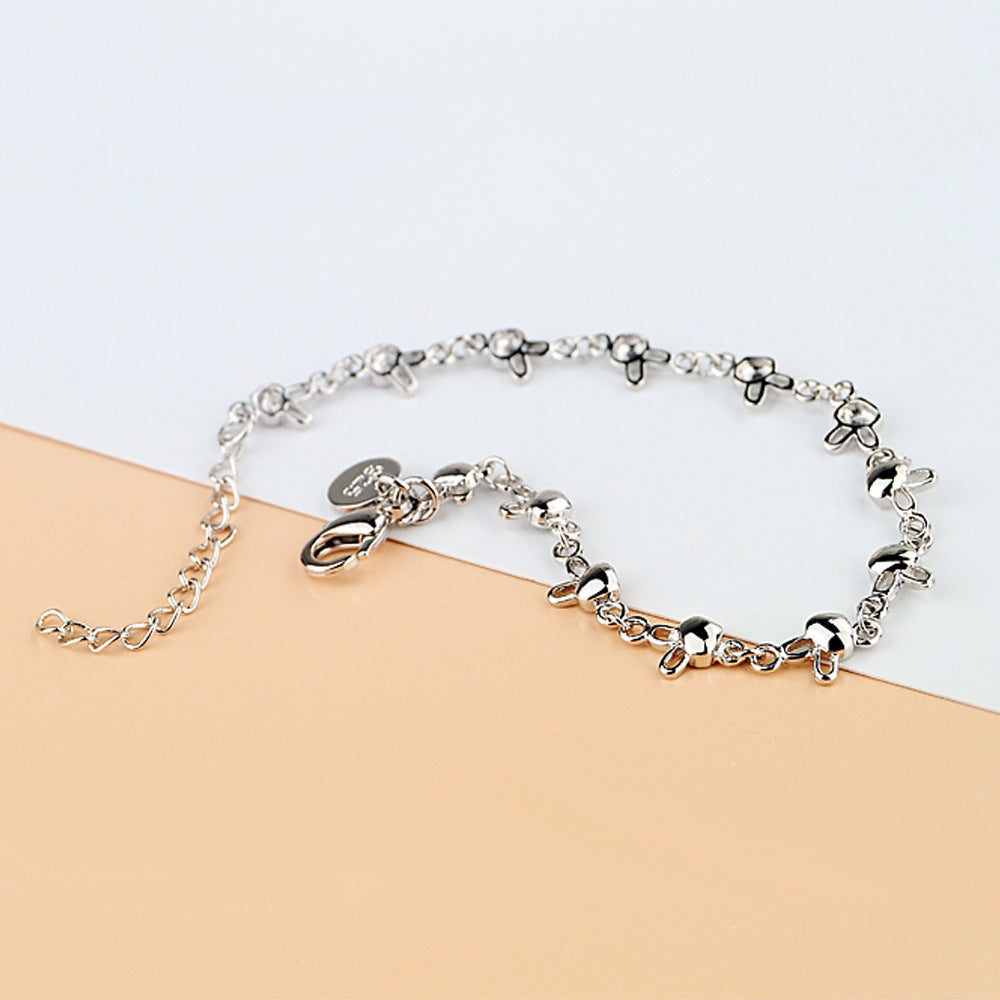 Platinum-plated Girls Simple And Cold Wind Bracelets Rabbit Bracelet All-match