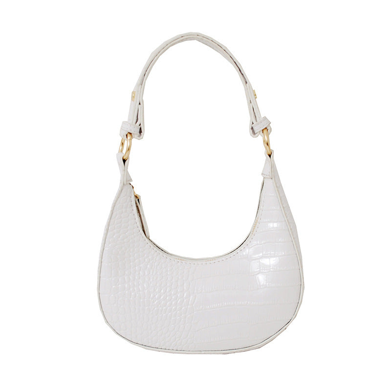 Korean Fashion Snake Print Underarm Bag