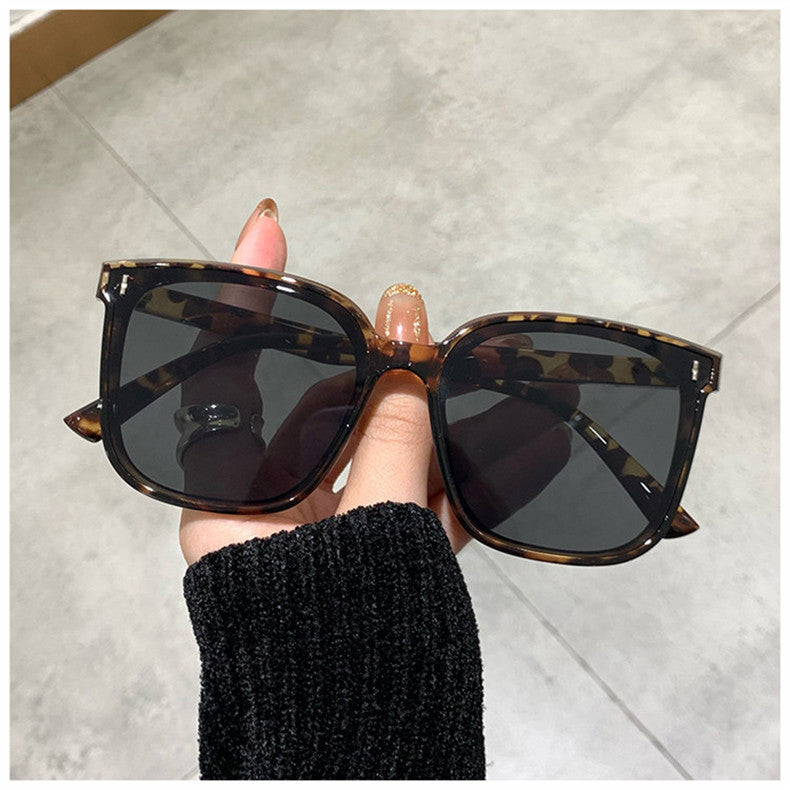 New Glasses Men And Women Sunglasses Black Frame Sunglasses - Lena