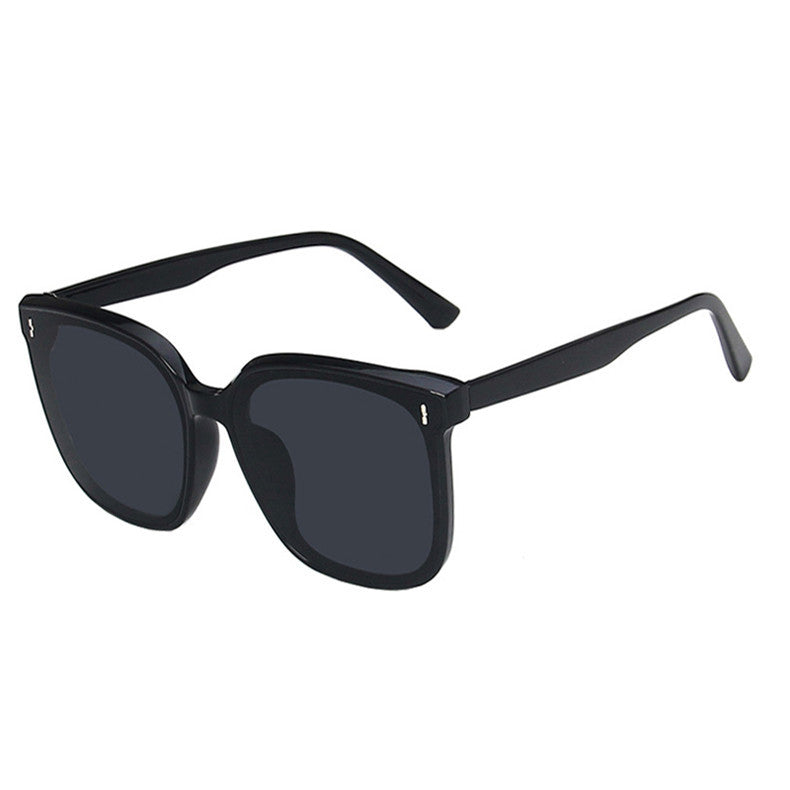 New Glasses Men And Women Sunglasses Black Frame Sunglasses - Lena