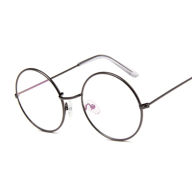 Retro Round Pink Sunglasses - Lena