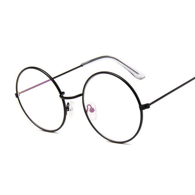 Retro Round Pink Sunglasses - Lena