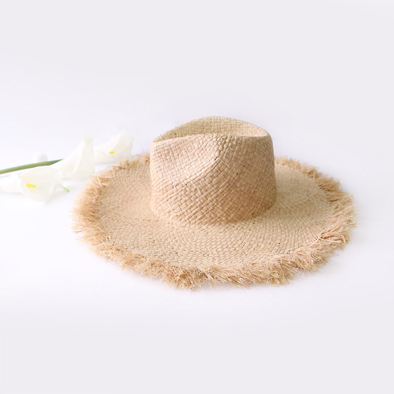 Spring And Summer Rafia Hat