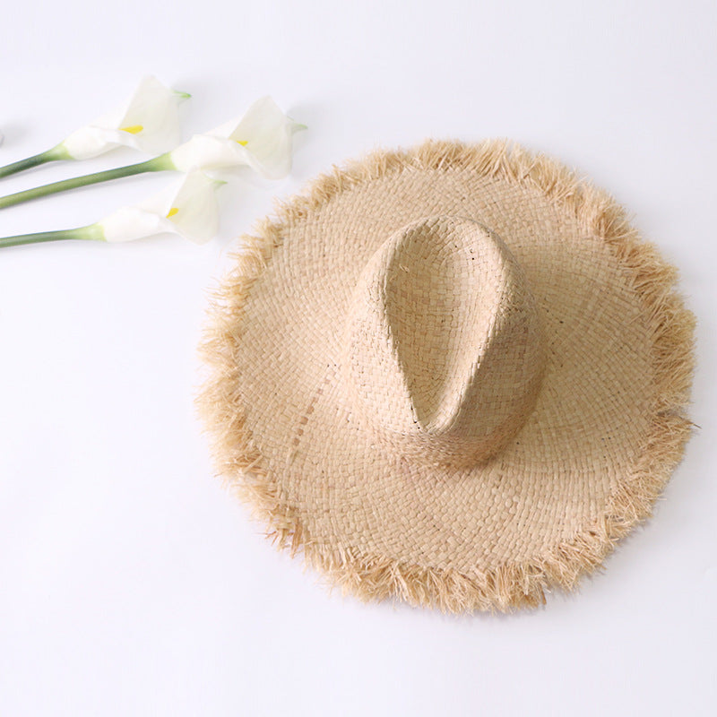 Spring And Summer Rafia Hat