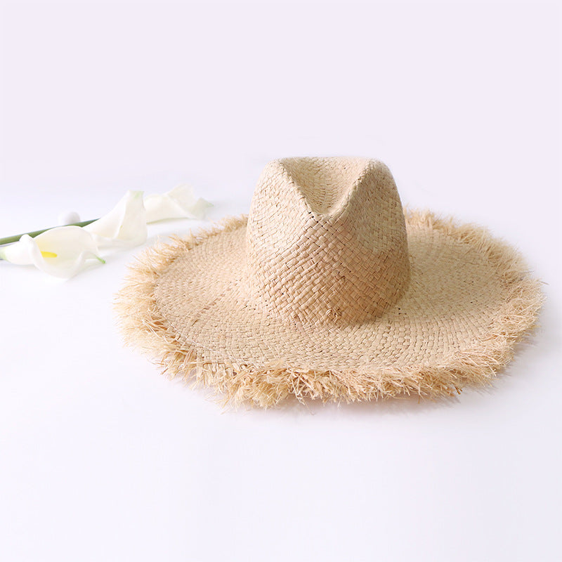 Spring And Summer Rafia Hat