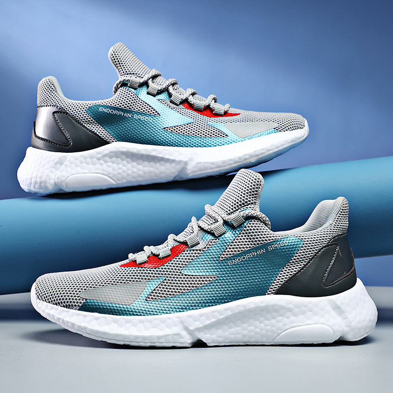 Fashionable Breathable Mesh Sports Casual Shoes