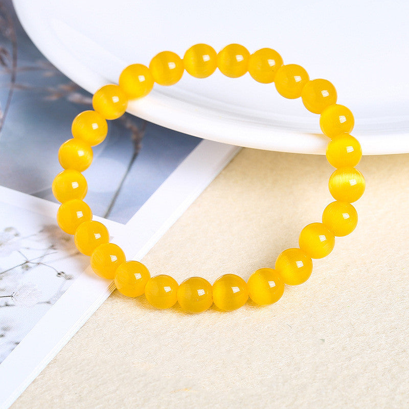 Opal Bracelet Simple Single Circle Diy Jade Bracelet Unisex