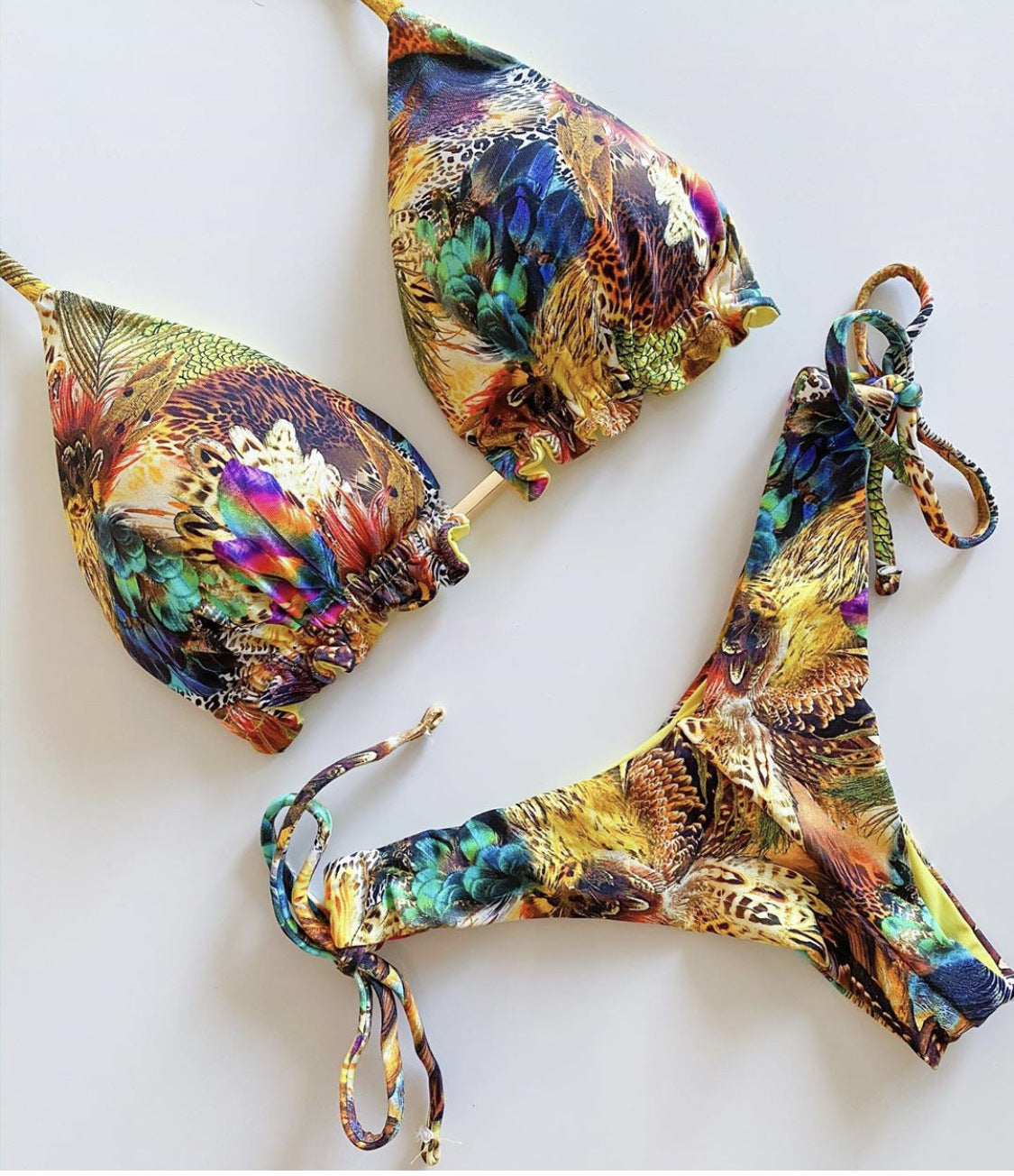 Swimwear Floral Retro Bikini New Sexy Swimwear - Lena