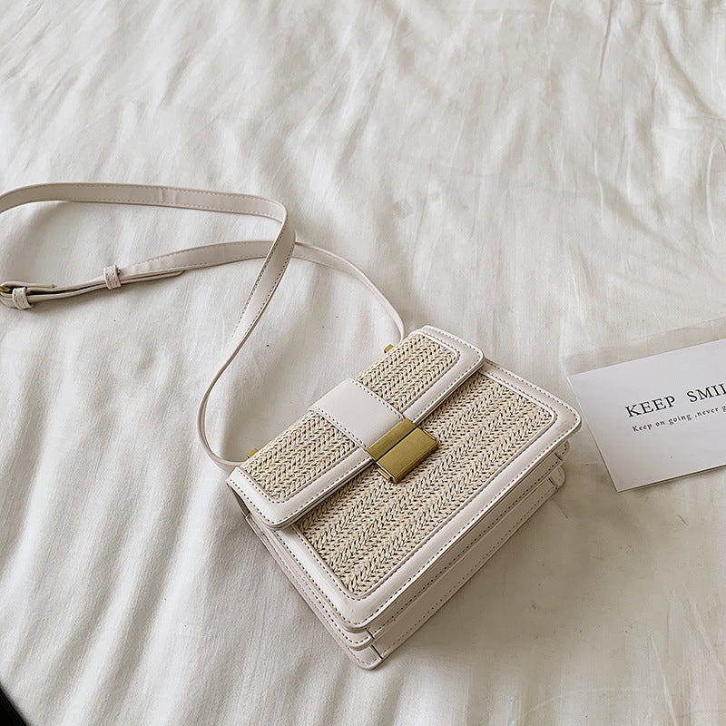 Crossbody woven bag