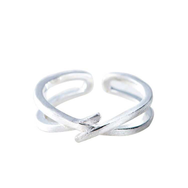 Bow line men's and women's rings