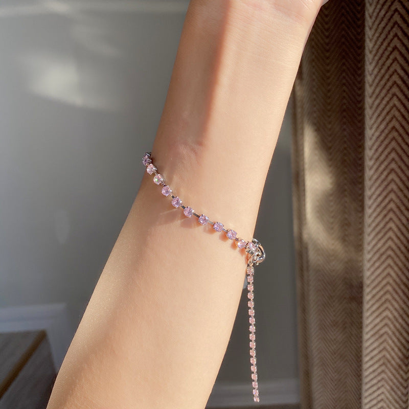 Rhinestone Chain Necklace Design Clavicle Chain