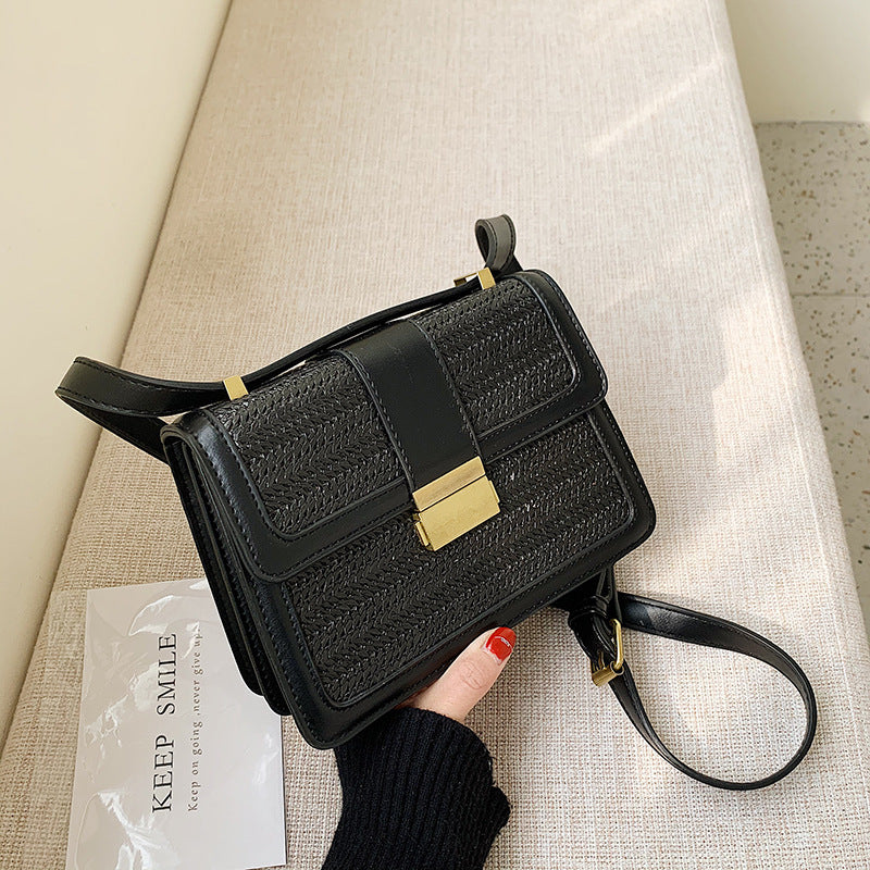 Crossbody woven bag