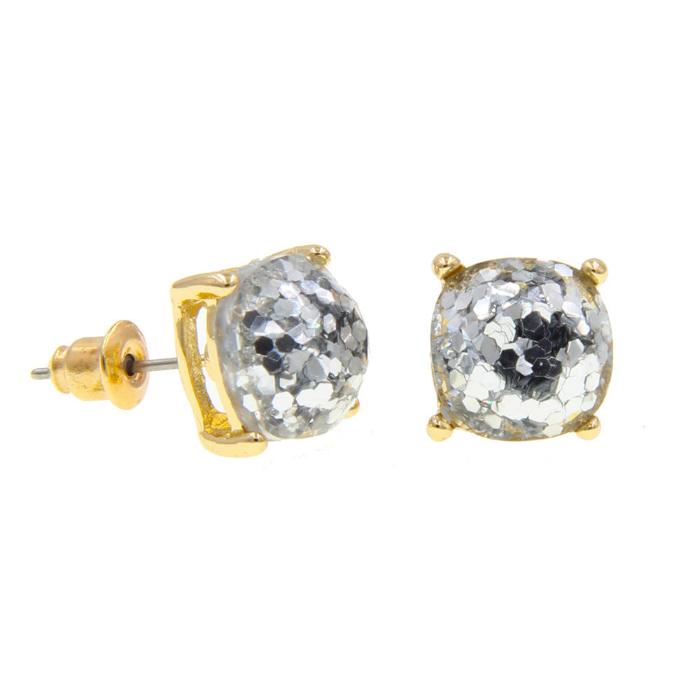 Resin earrings simple fashion earrings