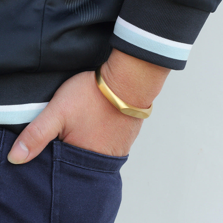 Retro Casting Titanium Steel Matching Bracelets Men