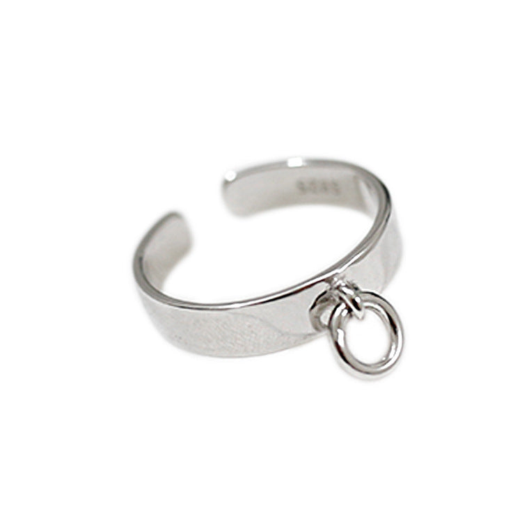 Minimalist design hollow hollow small ring