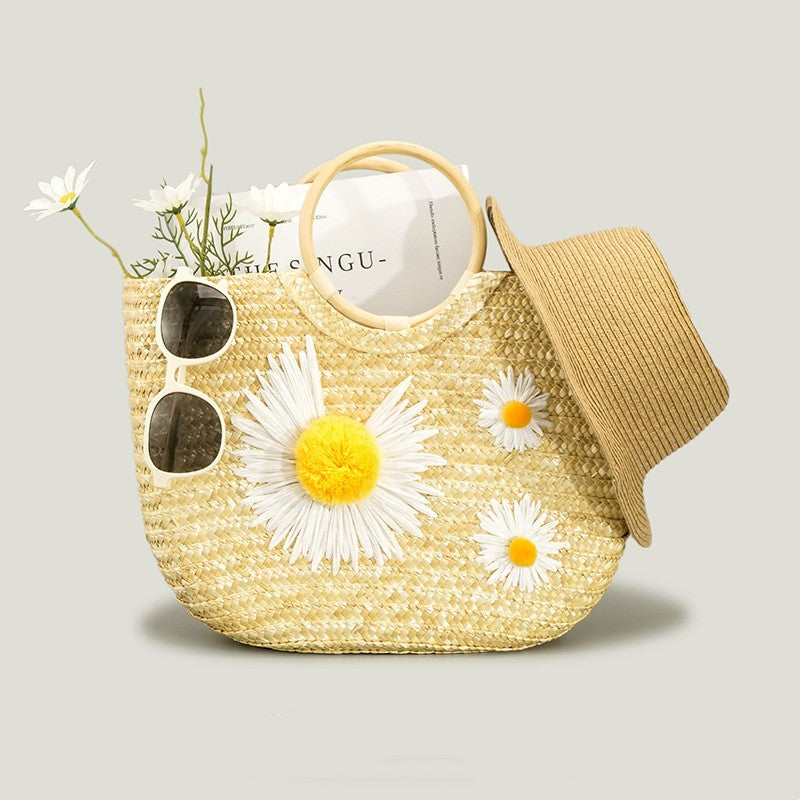 Rafia Tote Bag - Lena