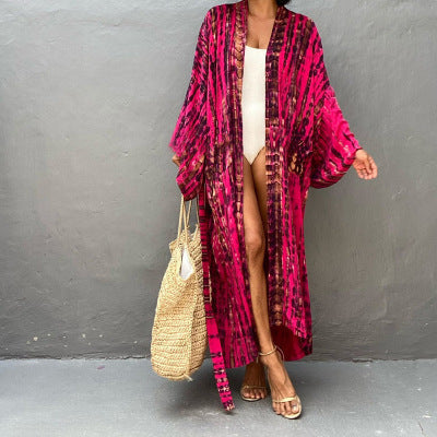 Casual, Beach coverup (Rose Red) - Lena