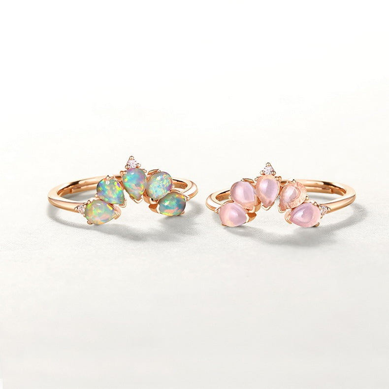 Petals can be combined with rings