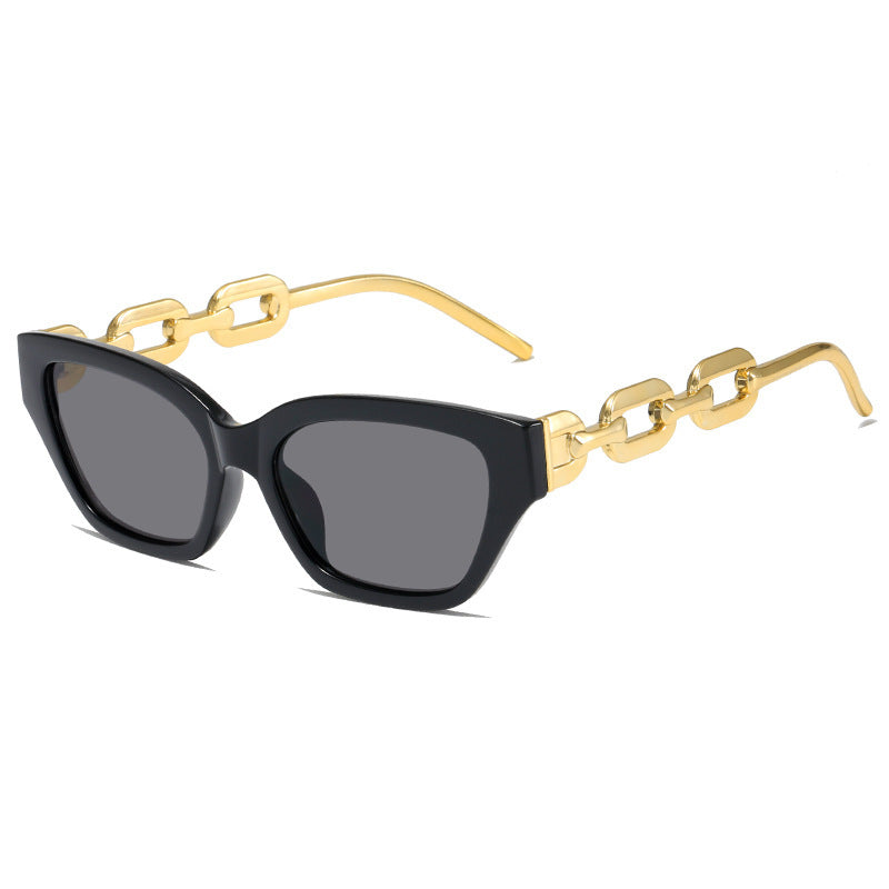 New European And American Retro Modern Thick Frame Sunglasses - Lena