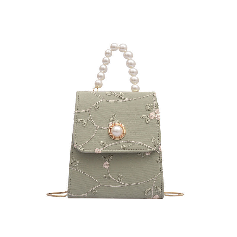 Embroidered crossbody bag