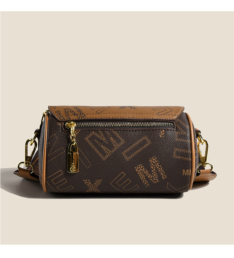 Retro Printed Double-sided Small Women's Fashion All-match Shoulder Messenger Bag