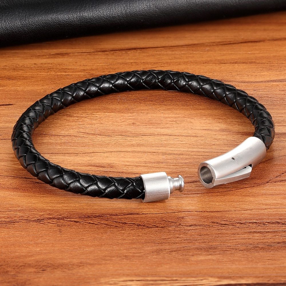 Men and women Bracelets Black Stainless Steel Jewelry Gifts