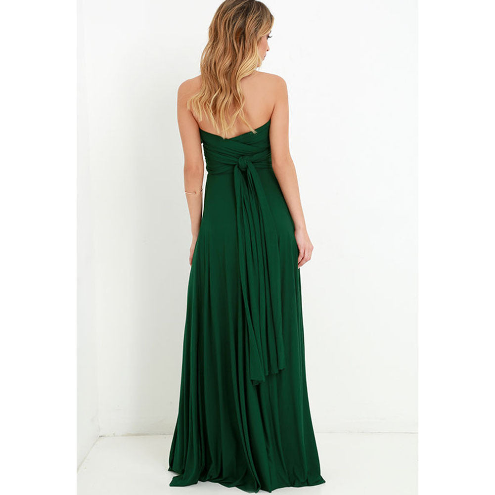 Multi-rope Crossover Backless Sexy Bandage Dress