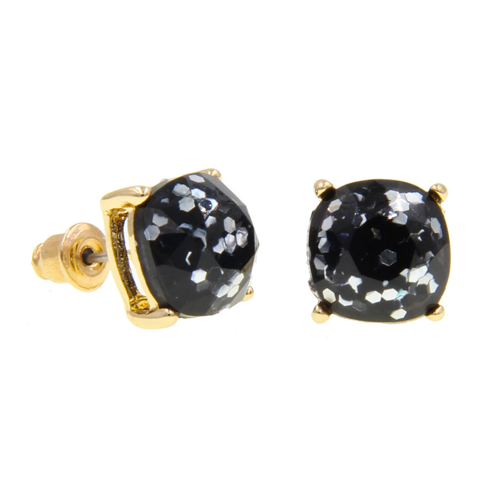 Resin earrings simple fashion earrings