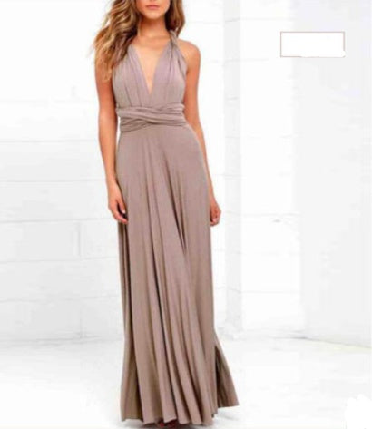 Multi-rope Crossover Backless Sexy Bandage Dress