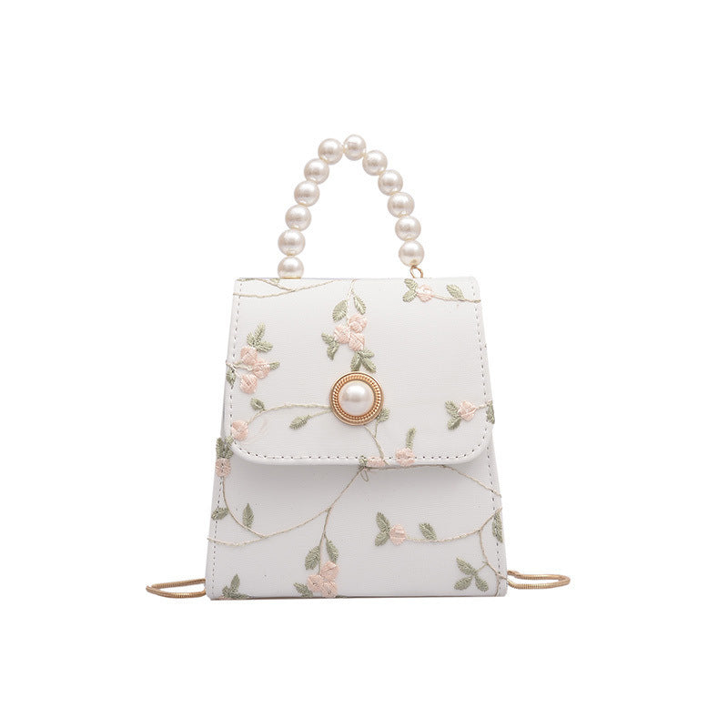 Embroidered crossbody bag