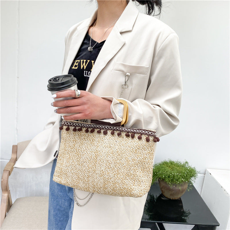 Printed Handbag Ladies Shoulder Bag Casual Fabric Shopping