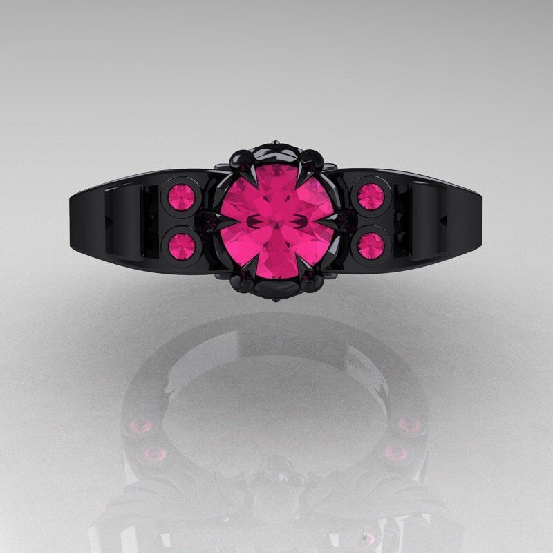 New Style Skull Ring Ruby Ring Style Accessories