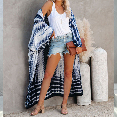 Casual, Beach coverup (Dark Blue) - Lena