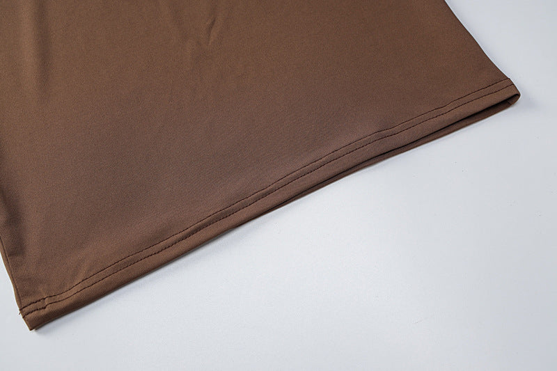 Spring Summer Fashion Sling Hollow Dress