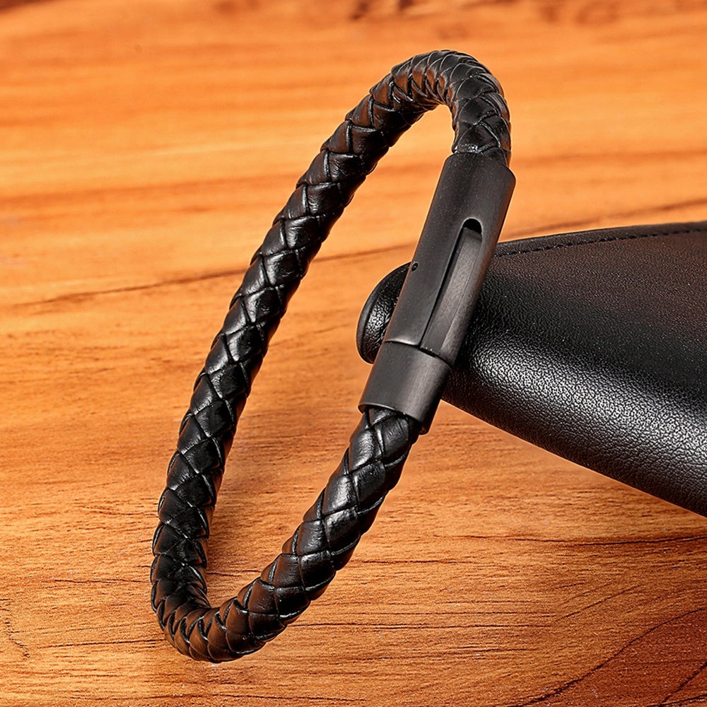 Men and women Bracelets Black Stainless Steel Jewelry Gifts