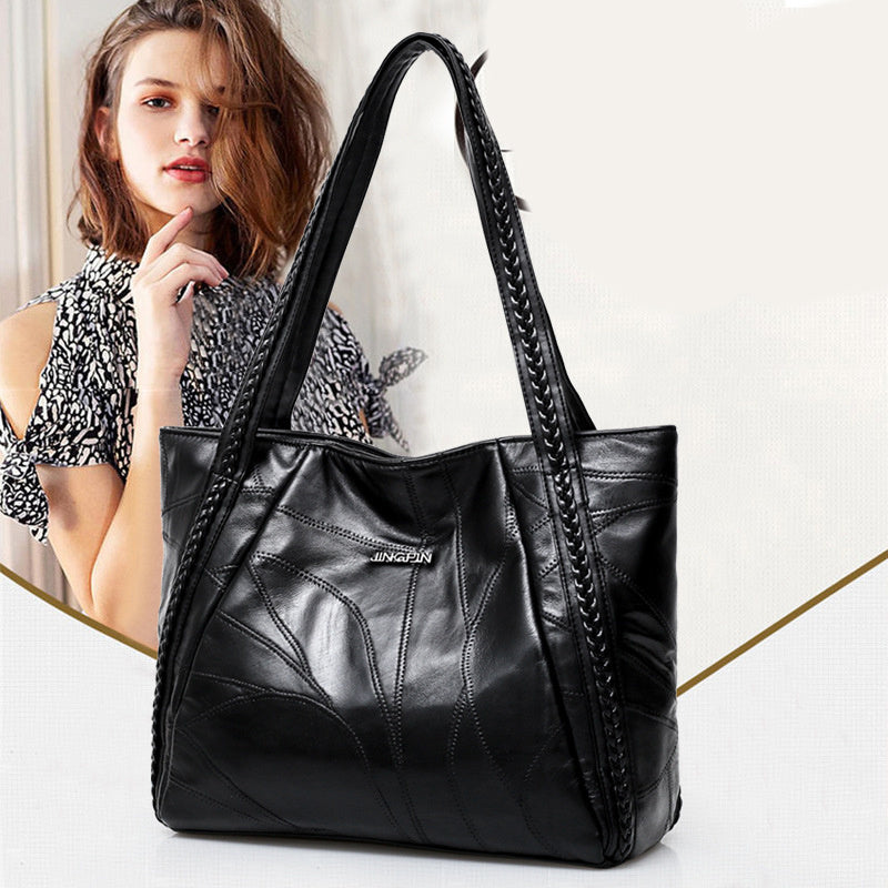 Women's leather handbag