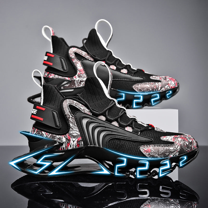 Blade Shoes Men's Trendy Shoes Shock Absorption Sneakers