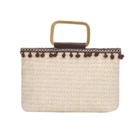 Printed Handbag Ladies Shoulder Bag Casual Fabric Shopping