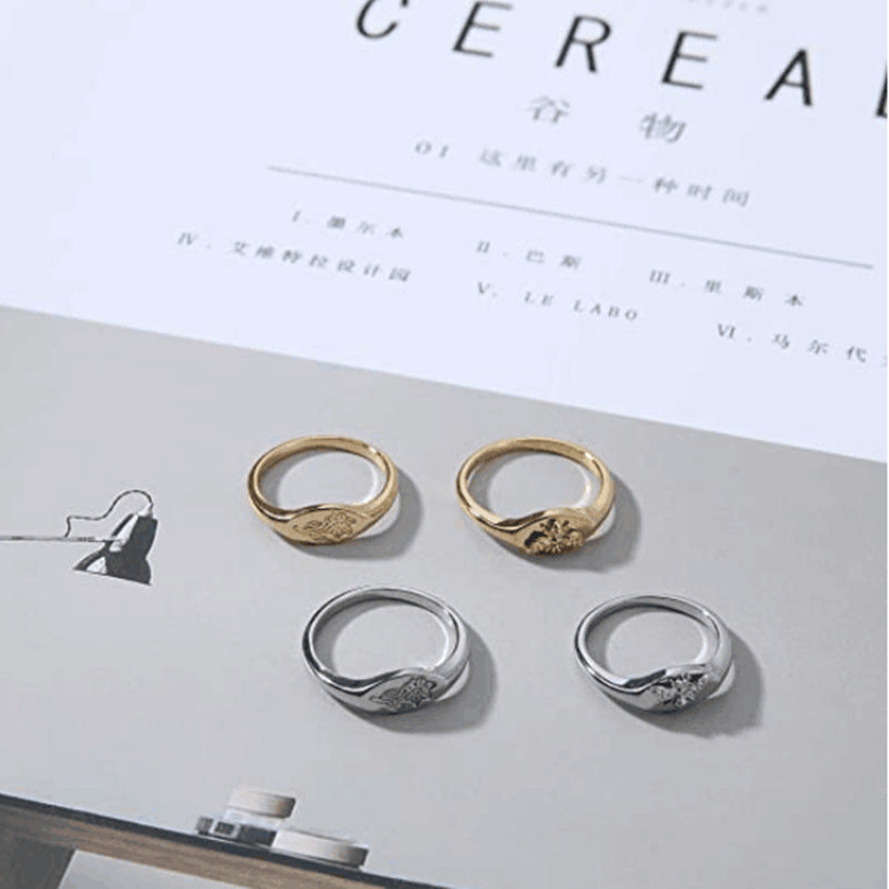 Bee Seal Ring European And American Temperament