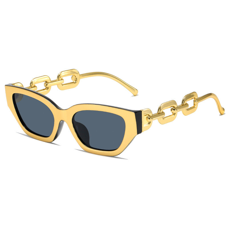 New European And American Retro Modern Thick Frame Sunglasses - Lena