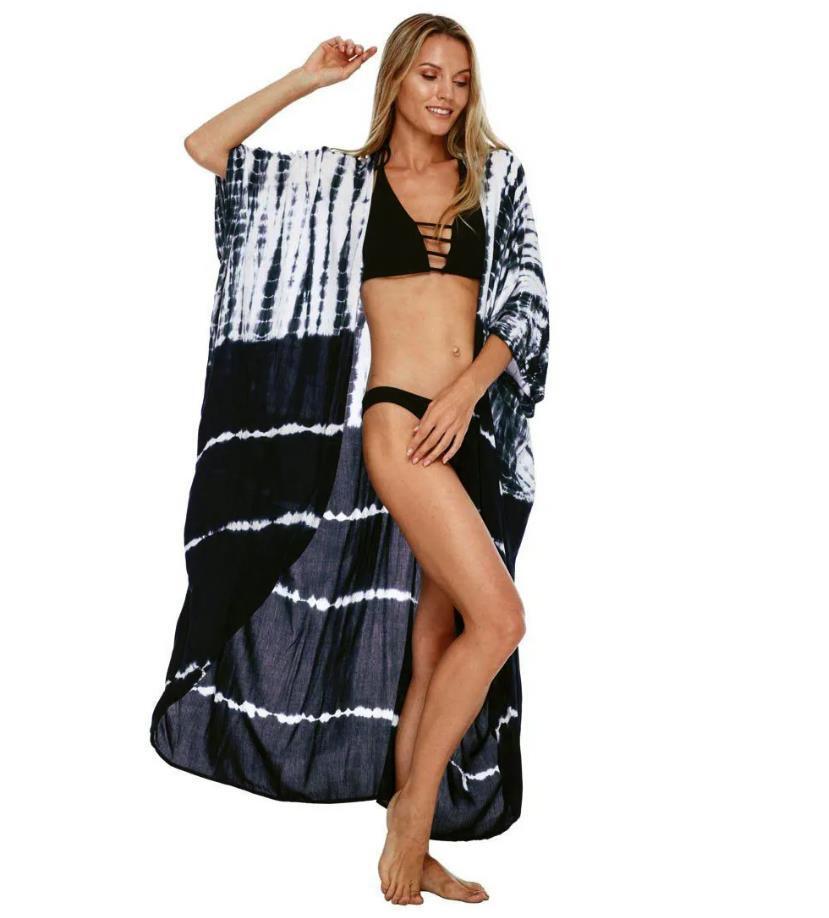 Casual, Beach Cover Up (Navy White) - Lena™ - Lena